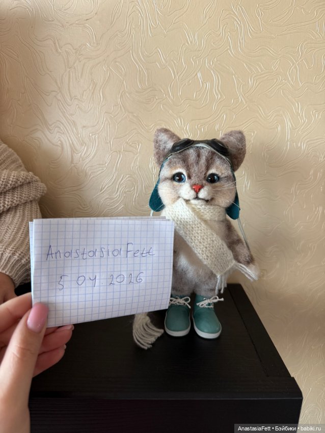 Котик летчик — Авторские игрушки (фото 5)