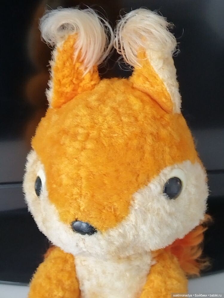 Плюшевая белка — Винтажные куклы и игрушки детства (фото 5)