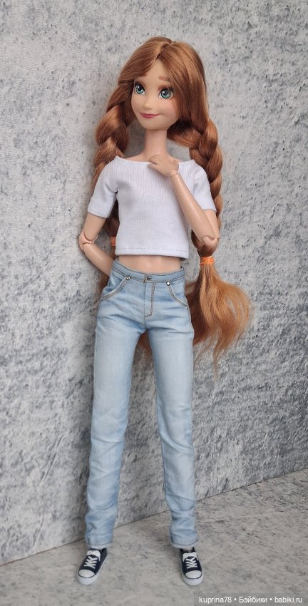 Джинсы на высокую барби — Одежда для кукол (фото 5)