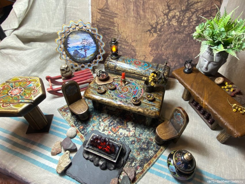 Мебель в бурятском стиле - ручная роспись (фото 2)