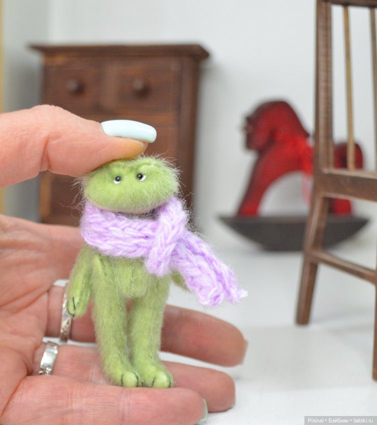 Игрушка для куклы) Лягушка (фото 4)