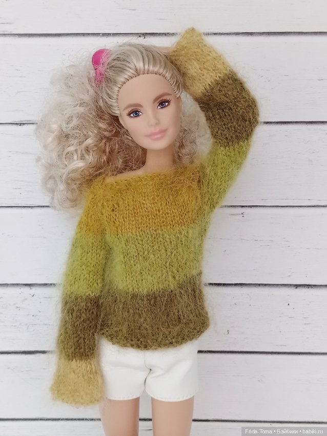 Одежда на Барби высокую джемпер топик с рукавами ИТ Интегрити ню фейс ФР Индастри менгф мизи (фото 7)