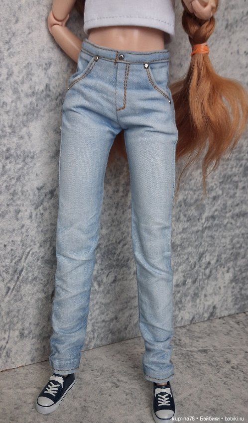 Джинсы на высокую барби — Одежда для кукол (фото 6)