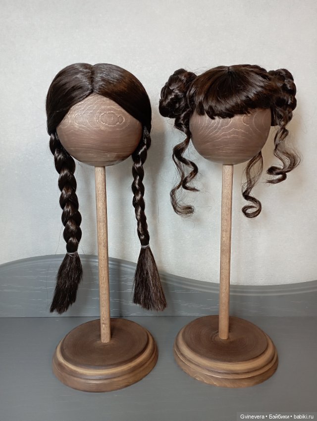 Два паричка на Руби Ред — Парики и волосы (мохер) для кукол
