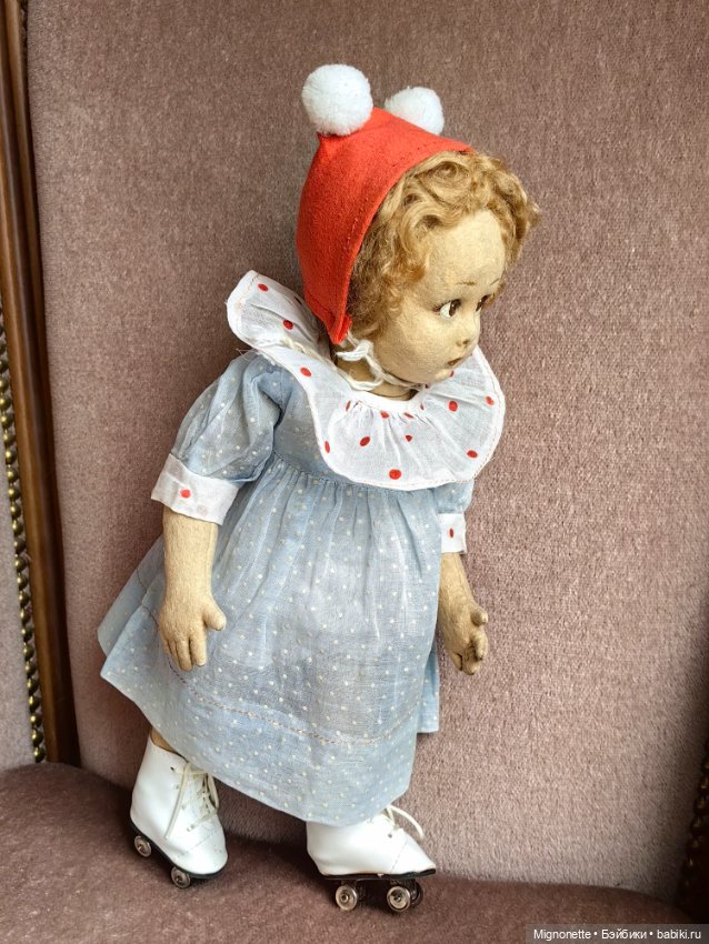 Lenci Бэлла на роликах — Антикварные куклы (фото 5)
