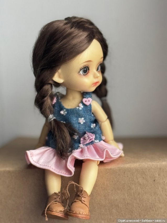Парик для куклы с обхватом головы 14,5 см (фото 6)