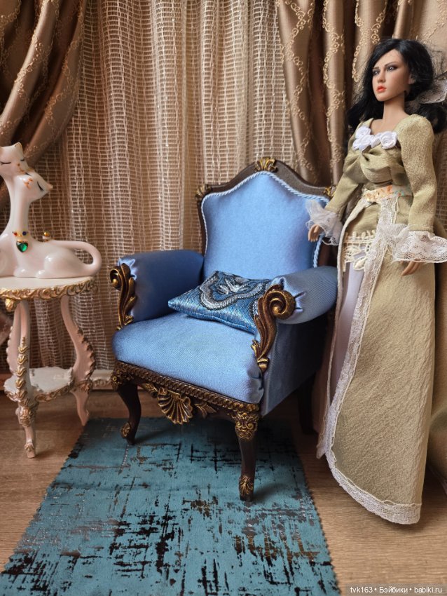Кресло для кукол 32-37 см. Мебель для кукол (фото 5)