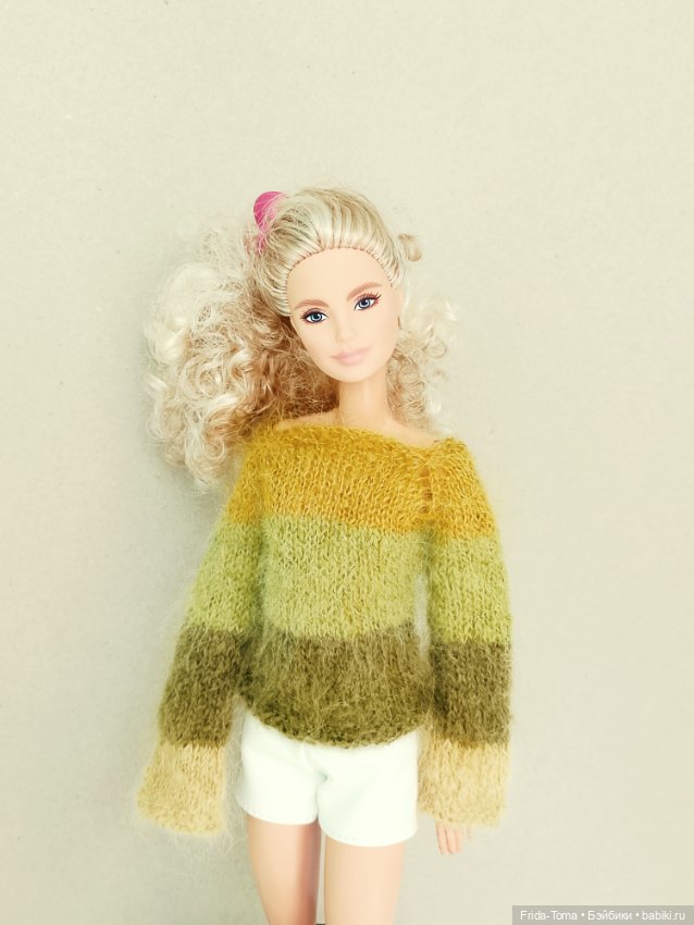 Одежда на Барби высокую джемпер топик с рукавами ИТ Интегрити ню фейс ФР Индастри менгф мизи