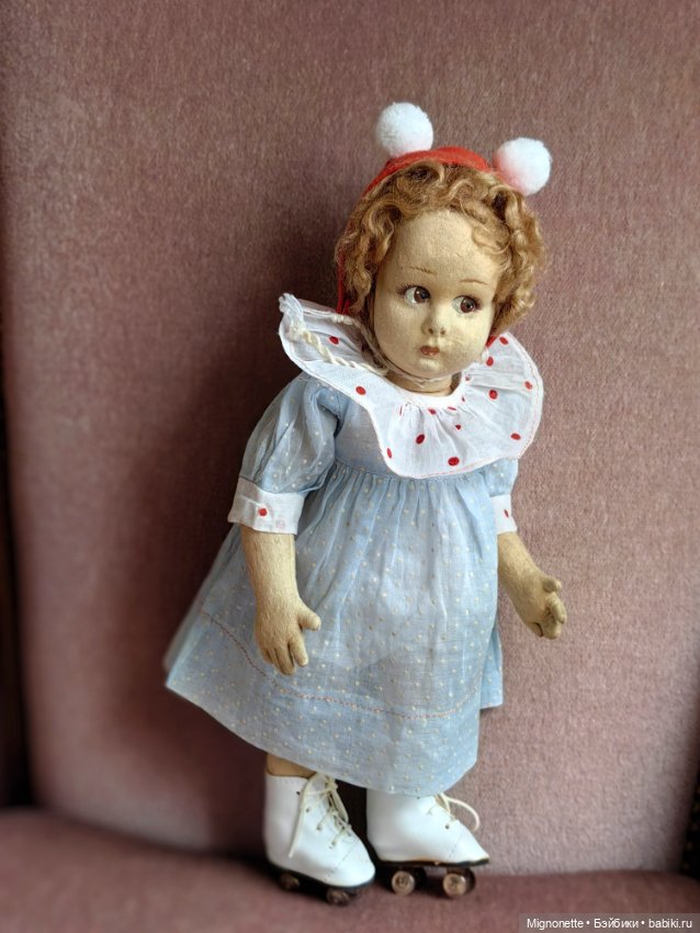 Lenci Бэлла на роликах — Антикварные куклы (фото 7)