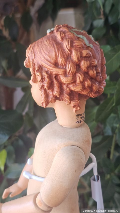 Melissa от Dolfi. Автор Ado Santini. Деревянная шарнирная кукла.Выпуск 1990 года (фото 3)