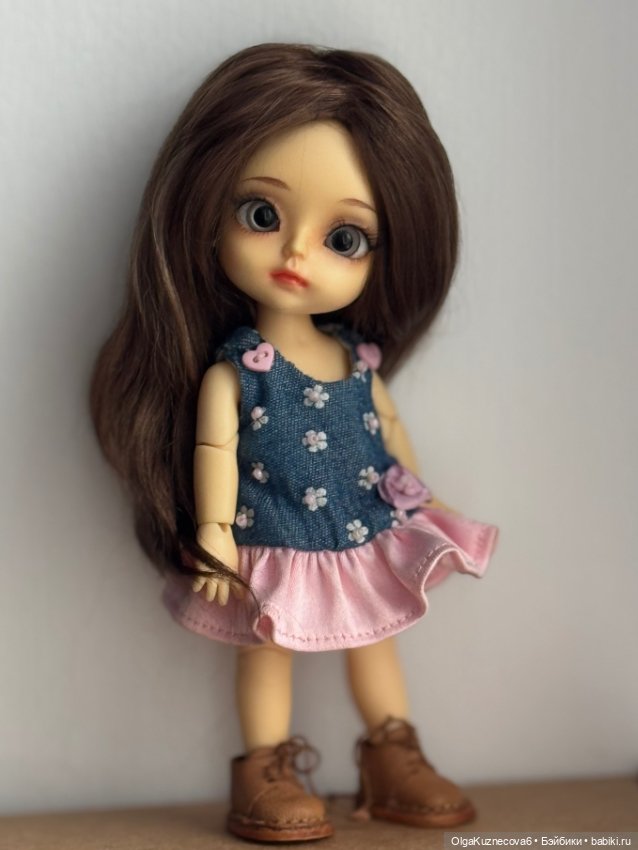 Парик для куклы с обхватом головы 14,5 см (фото 2)