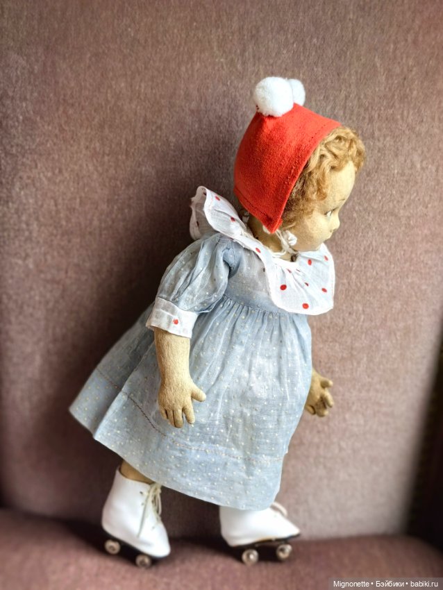 Lenci Бэлла на роликах — Антикварные куклы (фото 6)