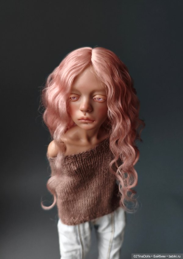 Парик на птичку Лору или кукол с размером головы 11 см (фото 2)