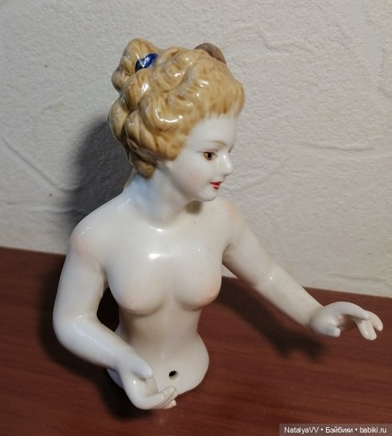 Half Doll, фарфоровая кукла половинка