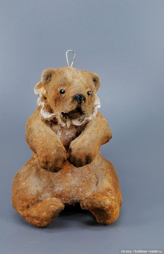 Ватная игрушка "Цирковой мишка" (фото 8)