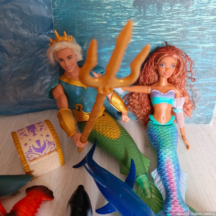 Ариэль и Русал — Игровые куклы