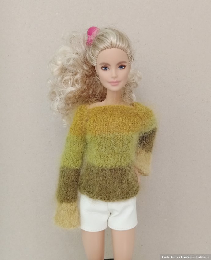 Одежда на Барби высокую джемпер топик с рукавами ИТ Интегрити ню фейс ФР Индастри менгф мизи (фото 9)