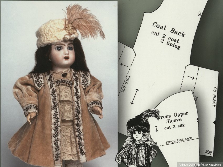 Bleuette Clothing Patterns 1905–1916 выкройки кукол, авторов Louise Hedrick, Barbara Craig Hilliker (фото 2)