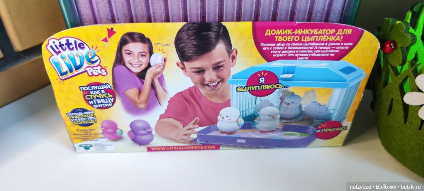 Интерактивный цыпленок Little Live Pets в яйце с домиком или без, корзина "Лужайка с цветами" (фото 5)