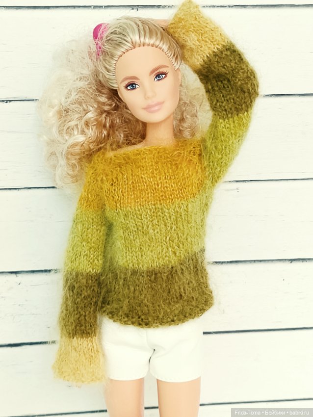 Одежда на Барби высокую джемпер топик с рукавами ИТ Интегрити ню фейс ФР Индастри менгф мизи (фото 3)