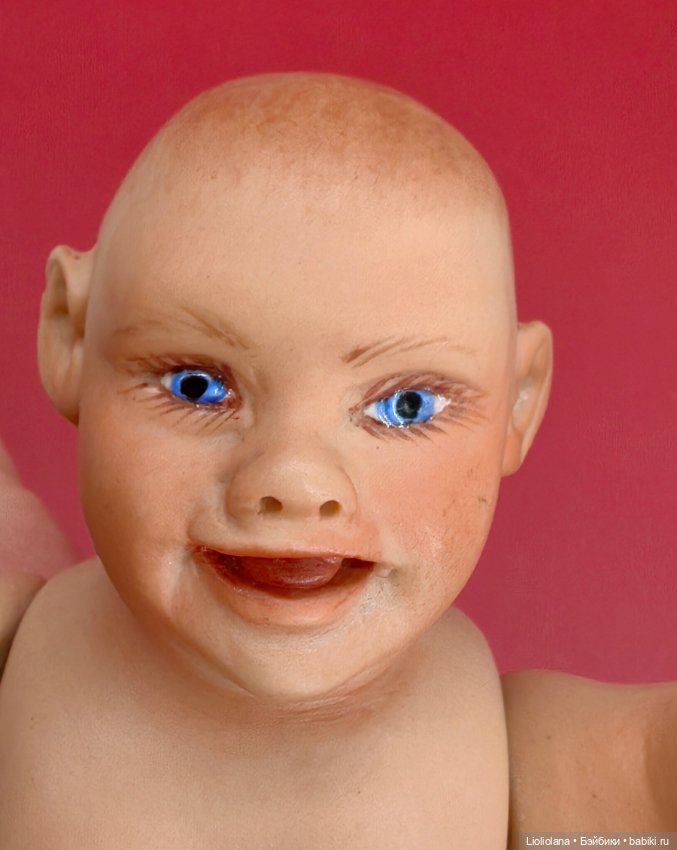 Авторская кукла от Brenda Stewart. США. 1996 год. 13 см