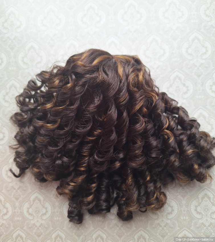 Парик Полли Руби Ред — Парики и волосы (мохер) для кукол (фото 2)