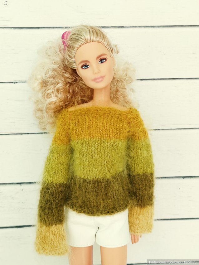 Одежда на Барби высокую джемпер топик с рукавами ИТ Интегрити ню фейс ФР Индастри менгф мизи (фото 2)