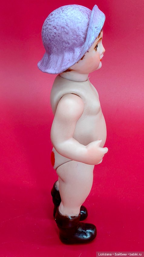 Маленькая фарфоровая кукла по молду Paul Jackson. США (фото 6)