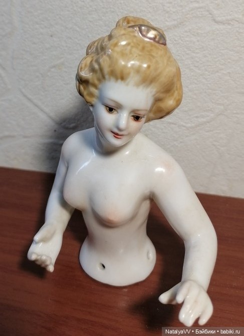 Half Doll, фарфоровая кукла половинка (фото 2)