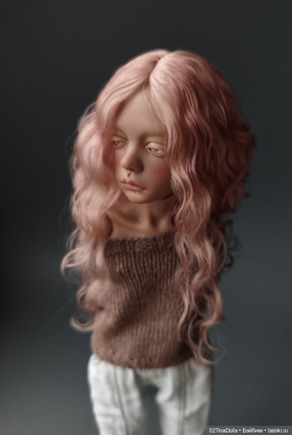 Парик на птичку Лору или кукол с размером головы 11 см (фото 3)