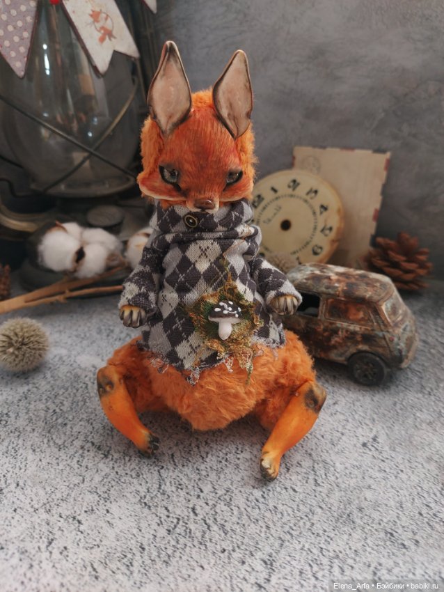 Лисичка — Авторские игрушки