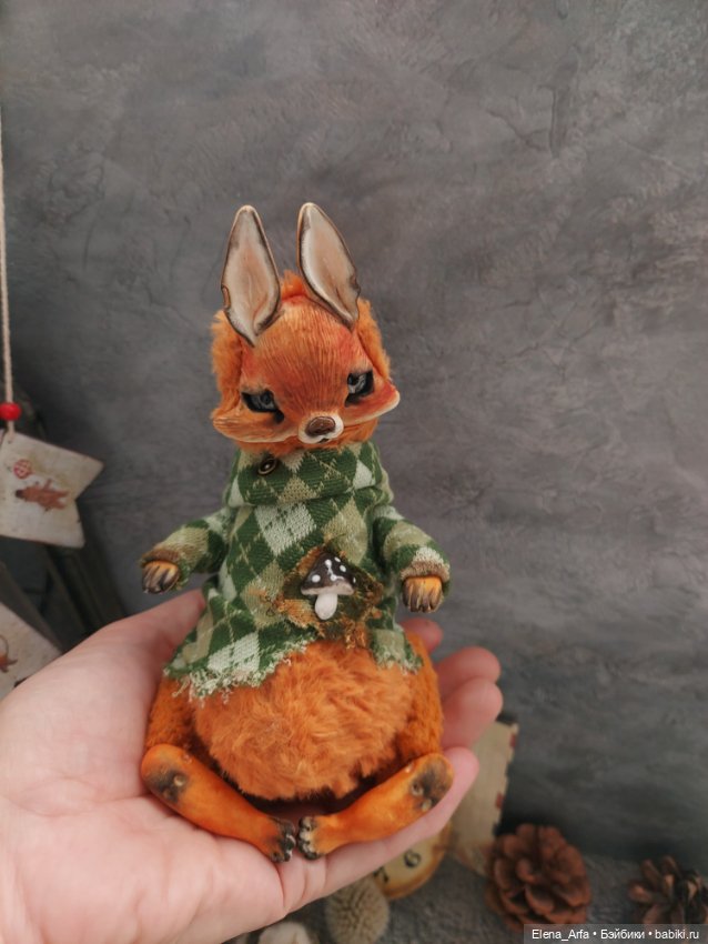 Лисица — Авторские игрушки (фото 6)