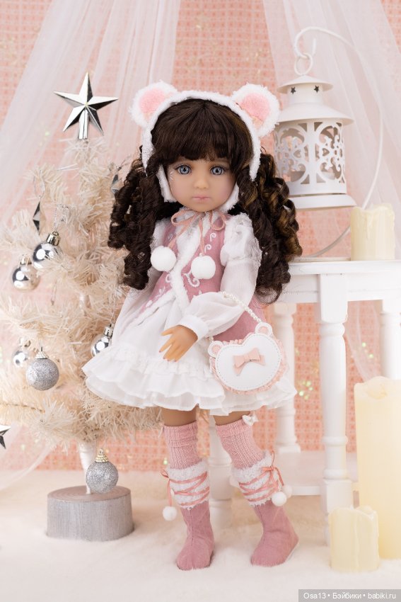 Парик Полли Руби Ред — Парики и волосы (мохер) для кукол (фото 4)