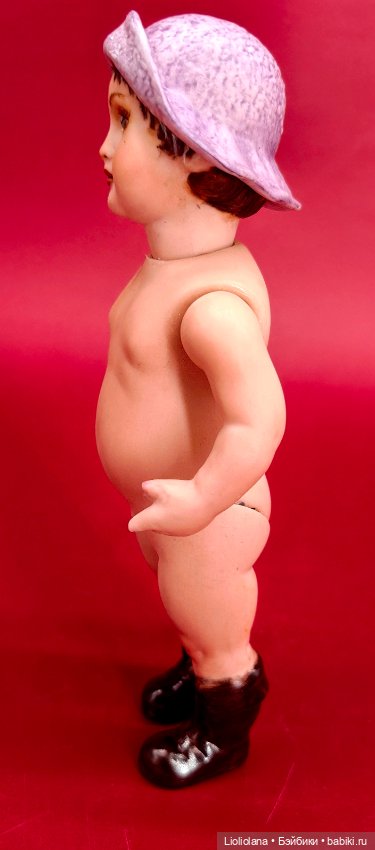 Маленькая фарфоровая кукла по молду Paul Jackson. США (фото 5)