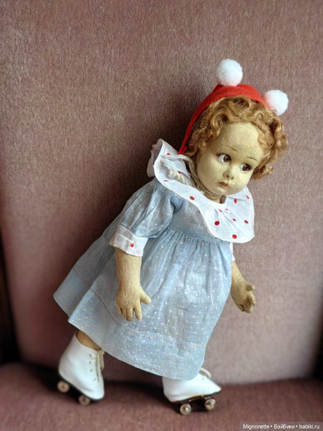Lenci Бэлла на роликах — Антикварные куклы (фото 4)