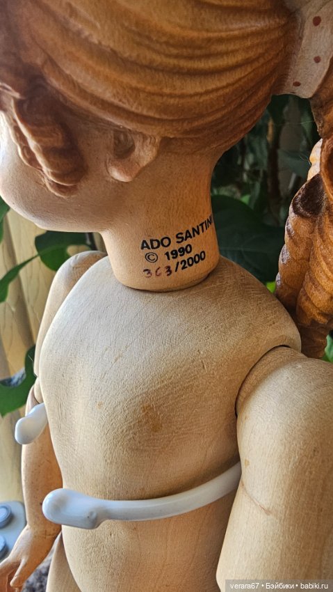 Susie от Dolfi. Автор Ado Santini. Деревянная шарнирная кукла (фото 3)