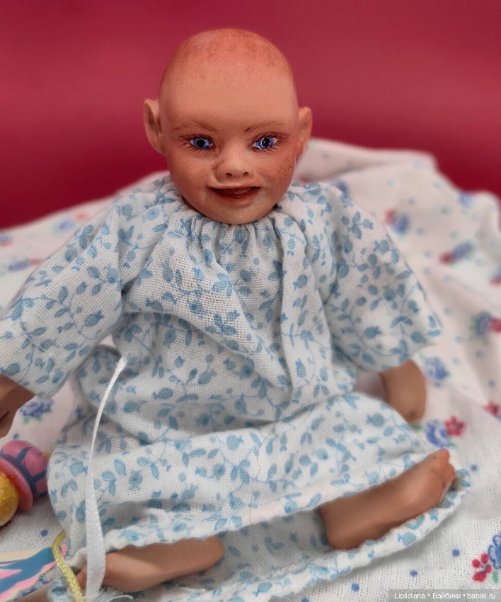 Авторская кукла от Brenda Stewart. США. 1996 год. 13 см (фото 2)