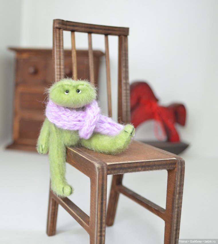 Игрушка для куклы) Лягушка (фото 3)