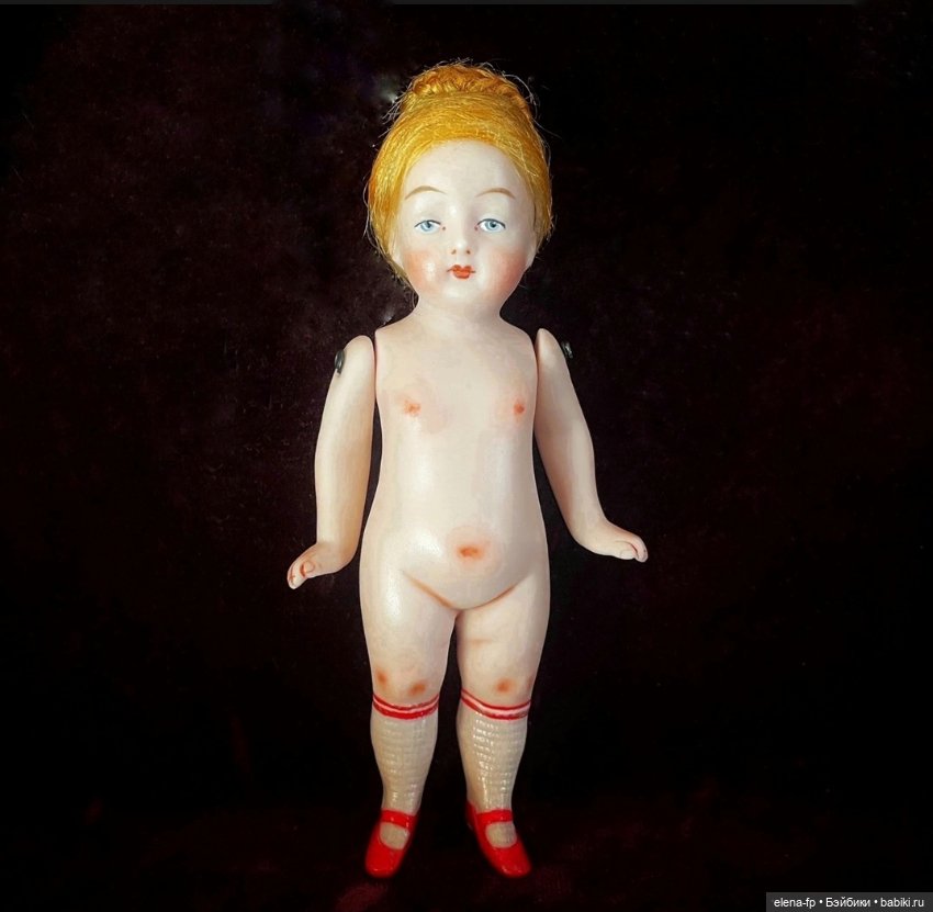 "Красная туфелька" — Реплики антикварных кукол (фото 3)
