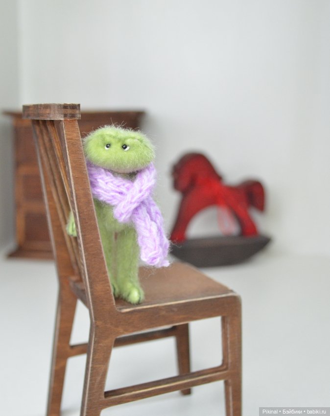 Игрушка для куклы) Лягушка (фото 2)