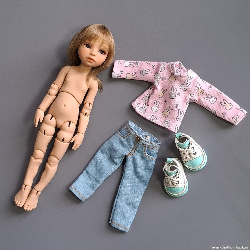 Шарнирная кукла Елены Ким. Молд Вика (фото 8)