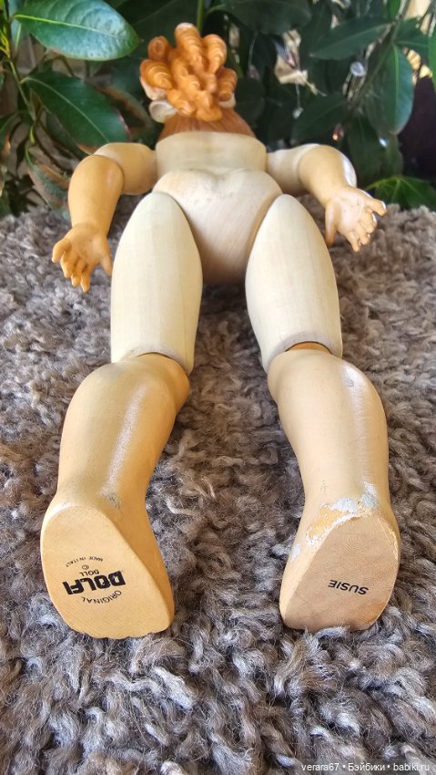 Melissa от Dolfi. Автор Ado Santini. Деревянная шарнирная кукла.Выпуск 1990 года (фото 7)