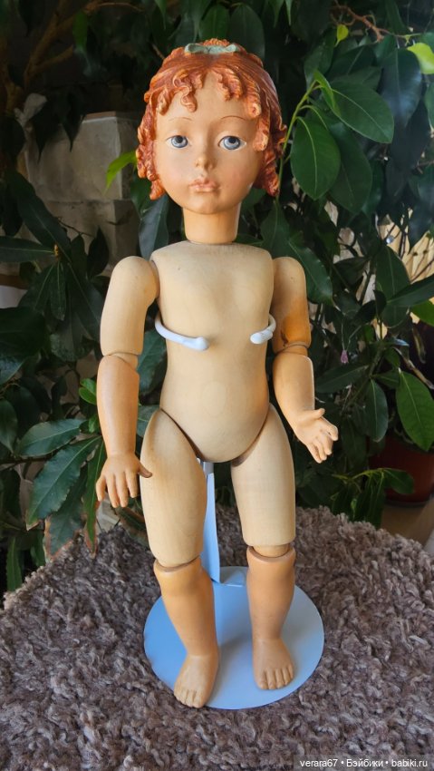 Melissa от Dolfi. Автор Ado Santini. Деревянная шарнирная кукла.Выпуск 1990 года (фото 6)