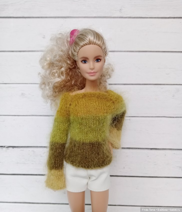 Одежда на Барби высокую джемпер топик с рукавами ИТ Интегрити ню фейс ФР Индастри менгф мизи (фото 8)