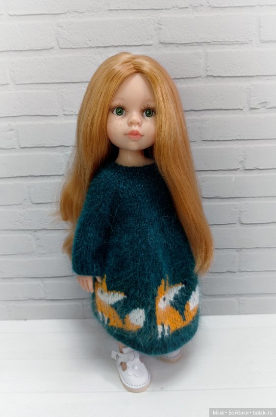 Платье Лисички 2 для кукол Паола Рейна Paola Reina (фото 5)