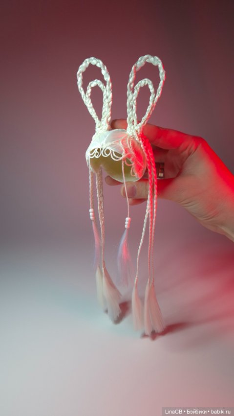 Кукольный парик "Белый кролик" (фото 2)