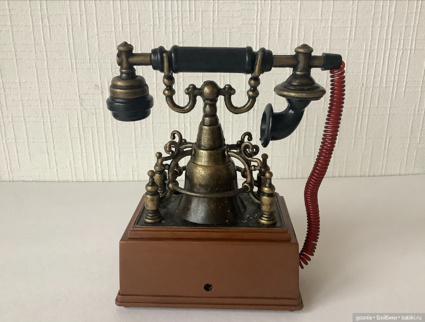 Ретро телефон для больших кукол (фото 6)