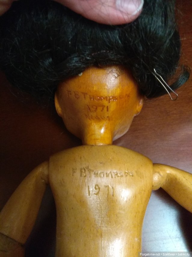 Fred Thompson Niada OOAK Деревянная шарнирная кукла ручной работы (фото 9)