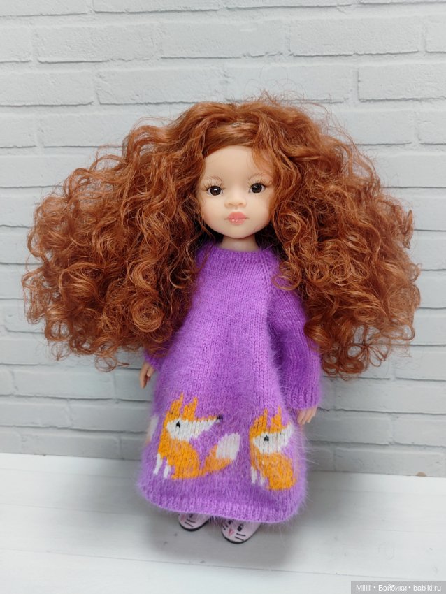 Платье Лисички для кукол Паола Рейна Paola Reina (фото 3)