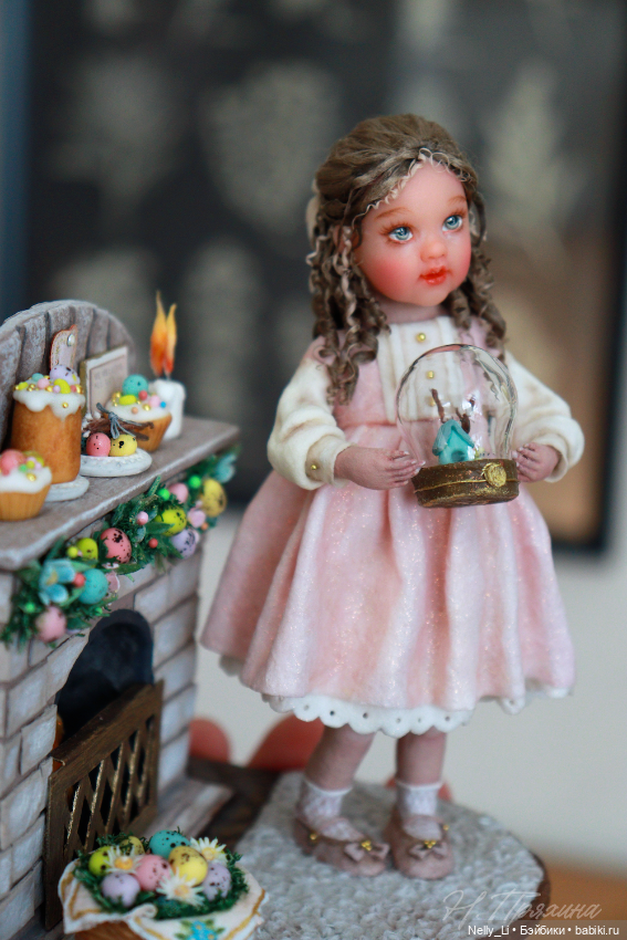 Пасхальное чудо. Интерьерная ватная игрушка (фото 2)